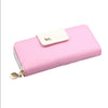 Women's Wallet Button Leather Faux Clutch