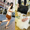 Satchel Tassel Suede Fringe Shoulder Bag