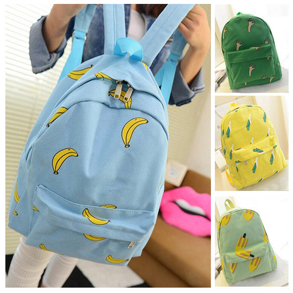 Banana Popsicles Printing Backpack